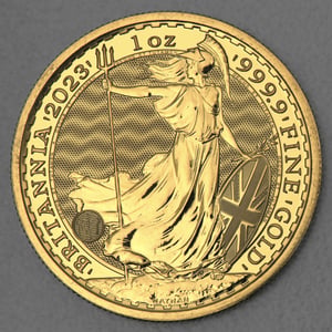 Goldmünze 1oz "Britannia" 2023 Zur Krönung Charles III. (Großbritannien) - Hauptansicht