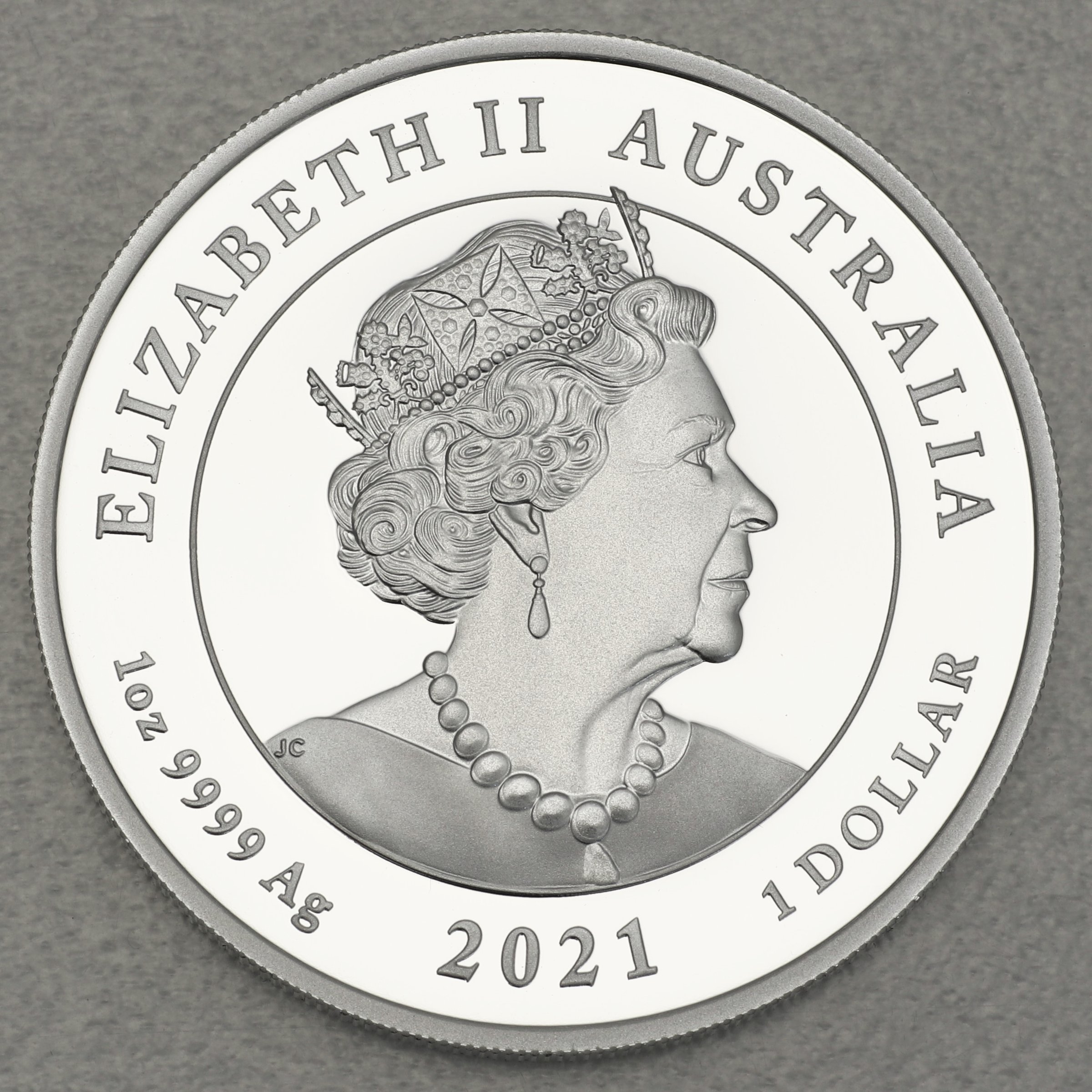 Silbermünze 1oz "Happy Birthday" 2021 (PP/kol.) (Australien) - Detailansicht 1