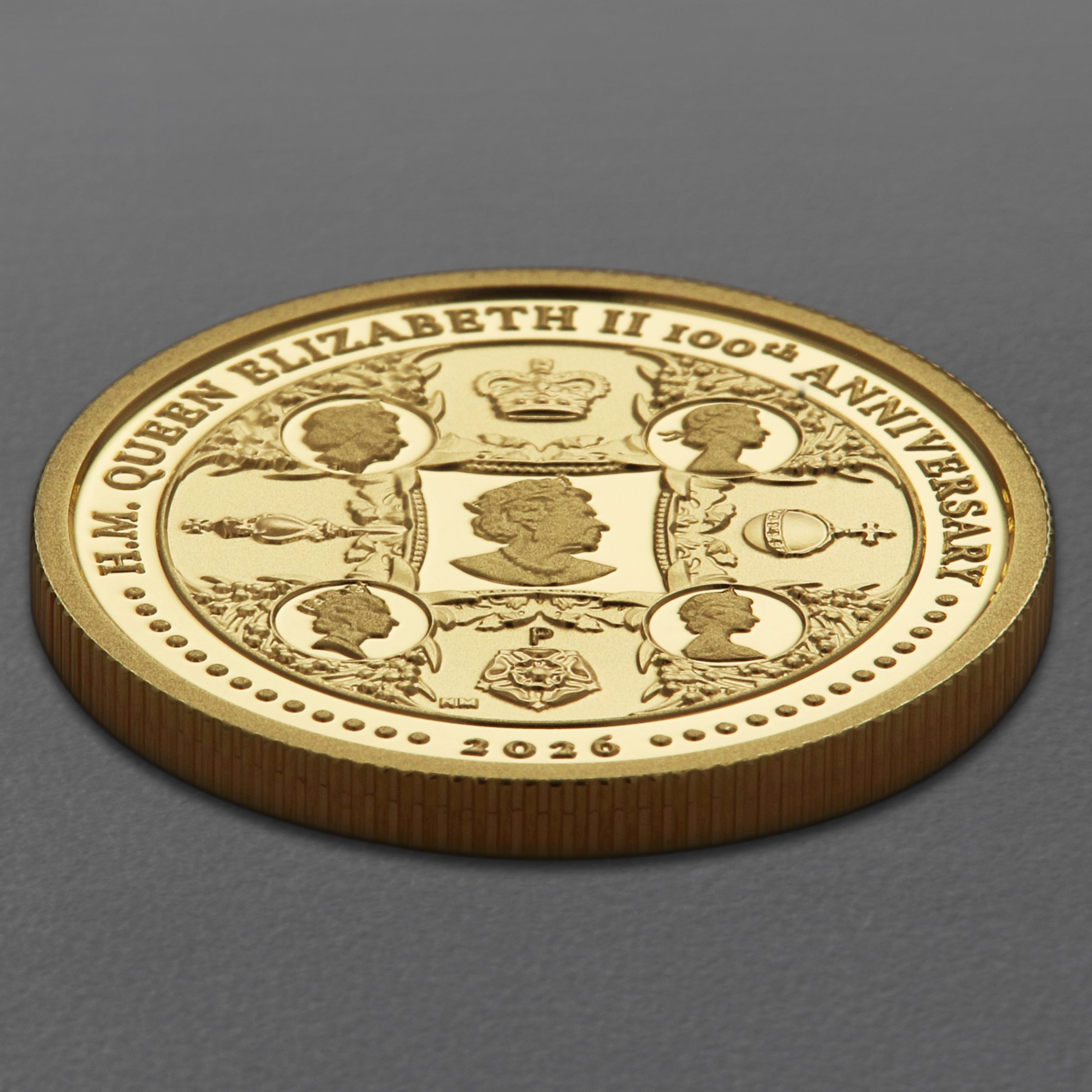 Goldmünze 1/4oz "H.M. Queen Elizabeth II 100th Anniversary" 2026 (PP) (Australien) - Detailansicht 2