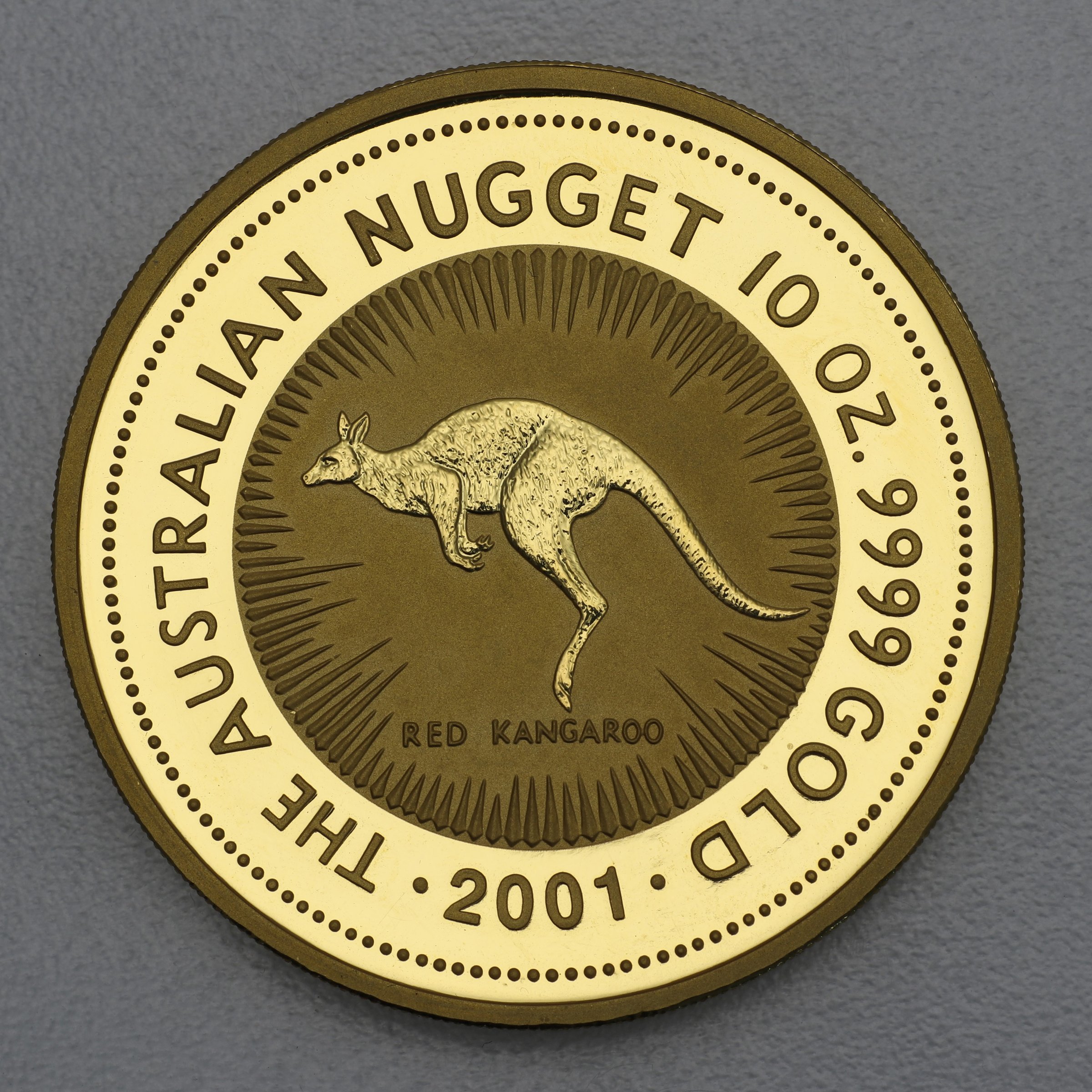Goldmünze 10oz "Känguru" 2001 Australian Nugget (Australien) - Hauptansicht