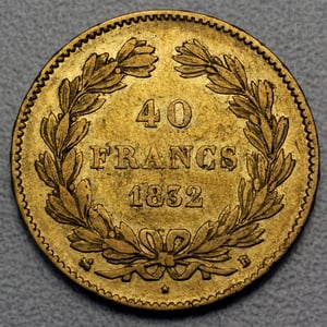 Goldmünze 40 Francs "Louis Philippe I." (Frankreich) - Miniaturansicht 2