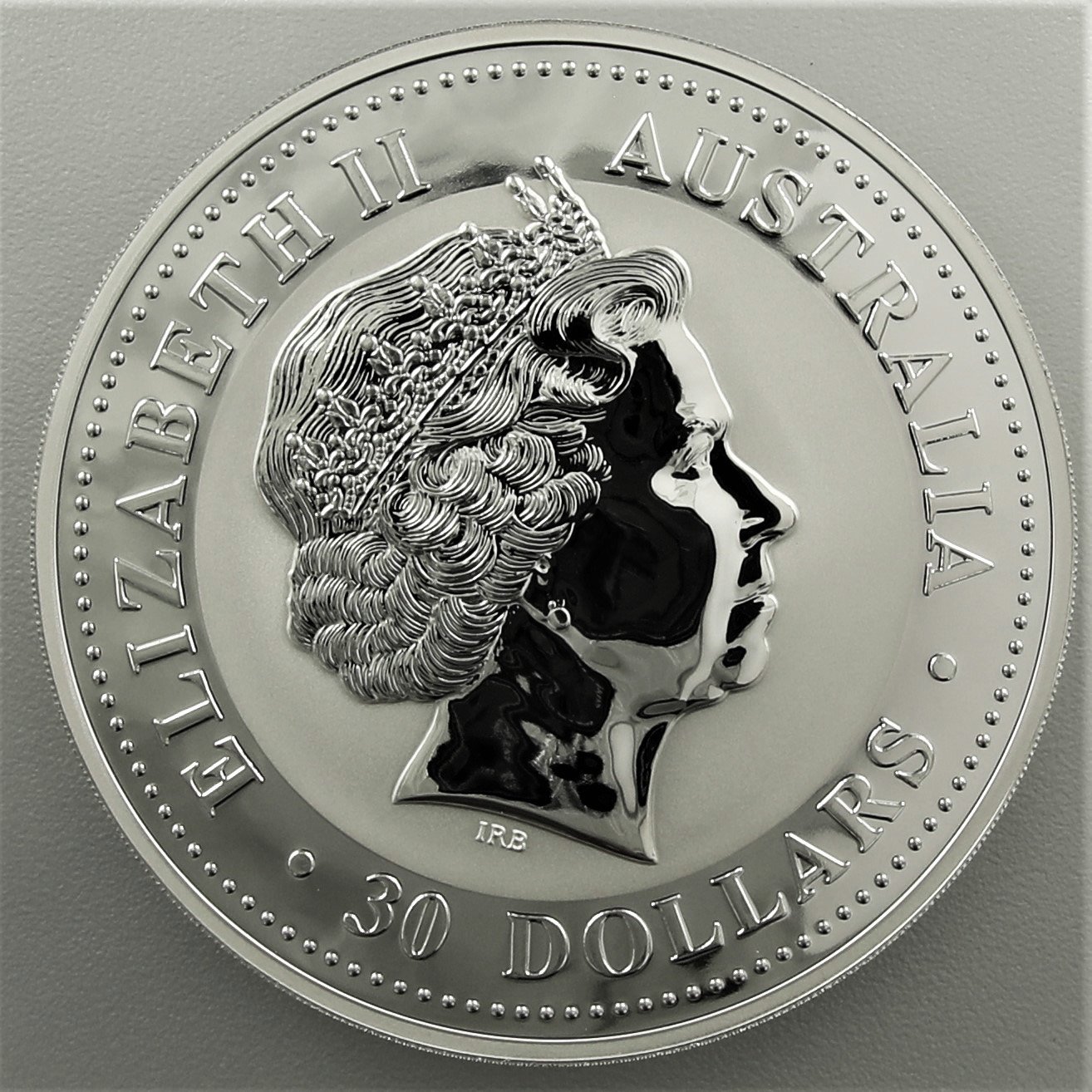 Silbermünze 1kg "Kookaburra" 2008 (Australien) - Detailansicht 1