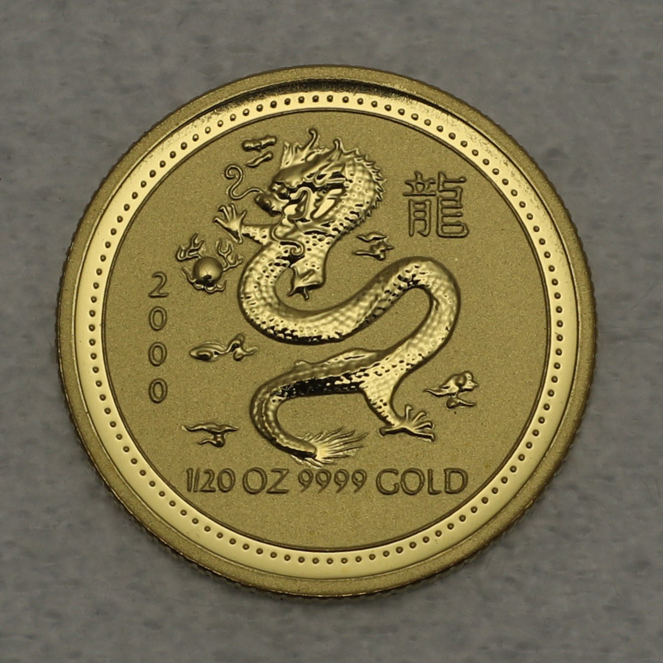 Goldmünze 1/20oz "Drache" 2000 Lunar I – Year of the Dragon (Australien) - Hauptansicht