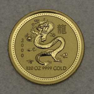 Goldmünze 1/20oz "Drache" 2000 Lunar I – Year of the Dragon (Australien) - Hauptansicht