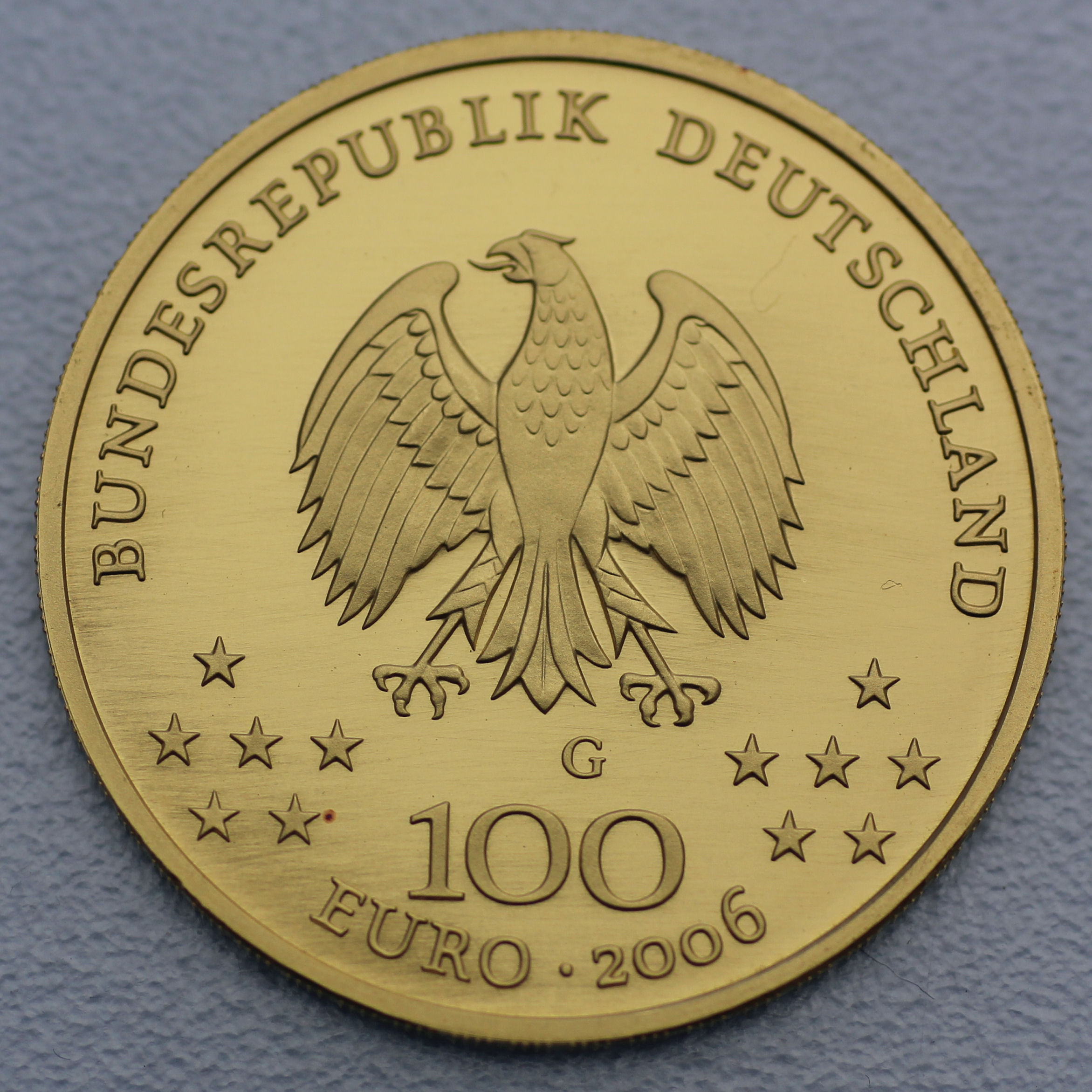 Goldmünze 100 Euro "Weimar" 2006 Unesco-Weltkulturerbe (Deutschland) - Detailansicht 1