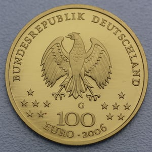 Goldmünze 100 Euro "Weimar" 2006 Unesco-Weltkulturerbe (Deutschland) - Miniaturansicht 2