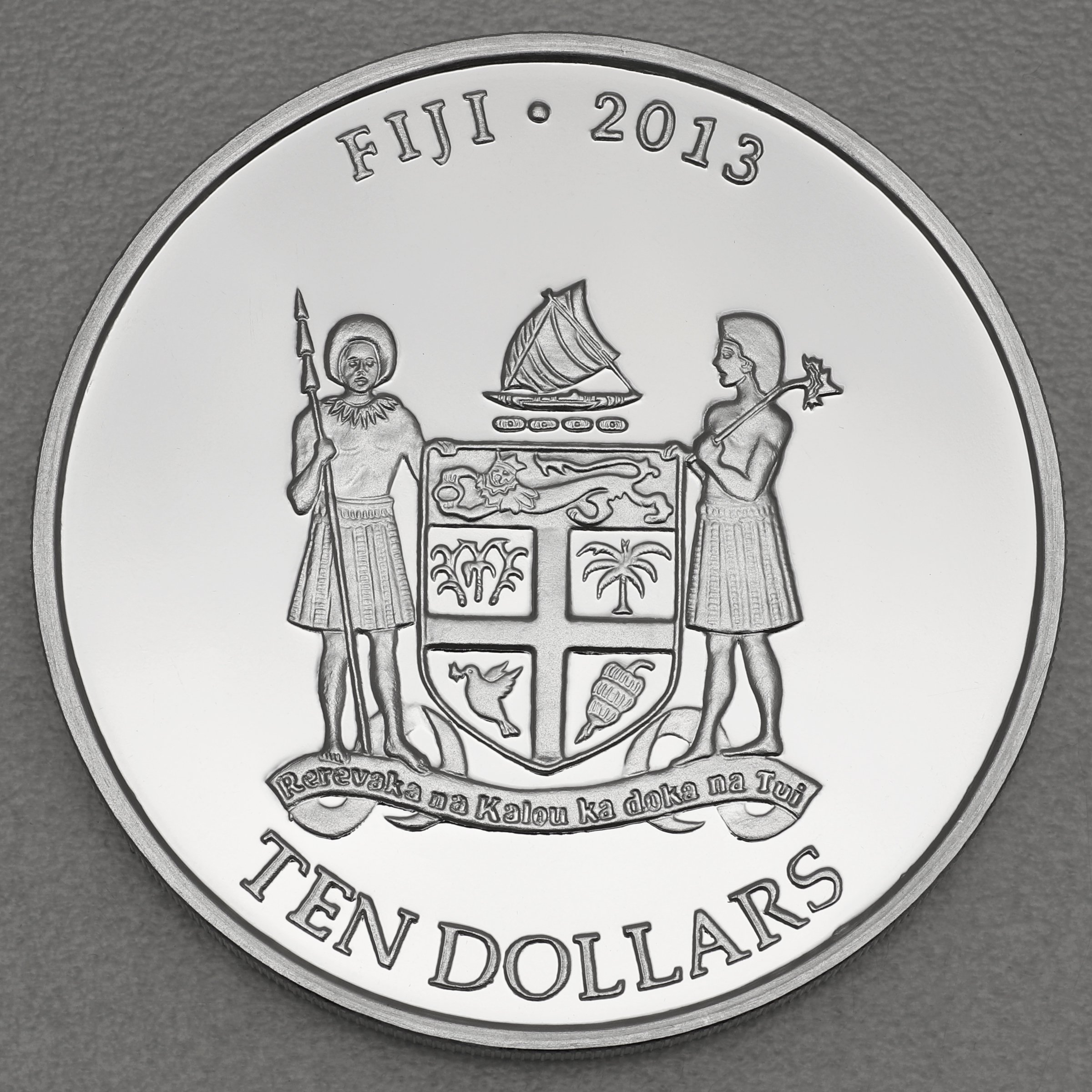 Silbermünze 1oz "Fiji Taku Schildkröte" 2013 (Fidschi) - Detailansicht 1