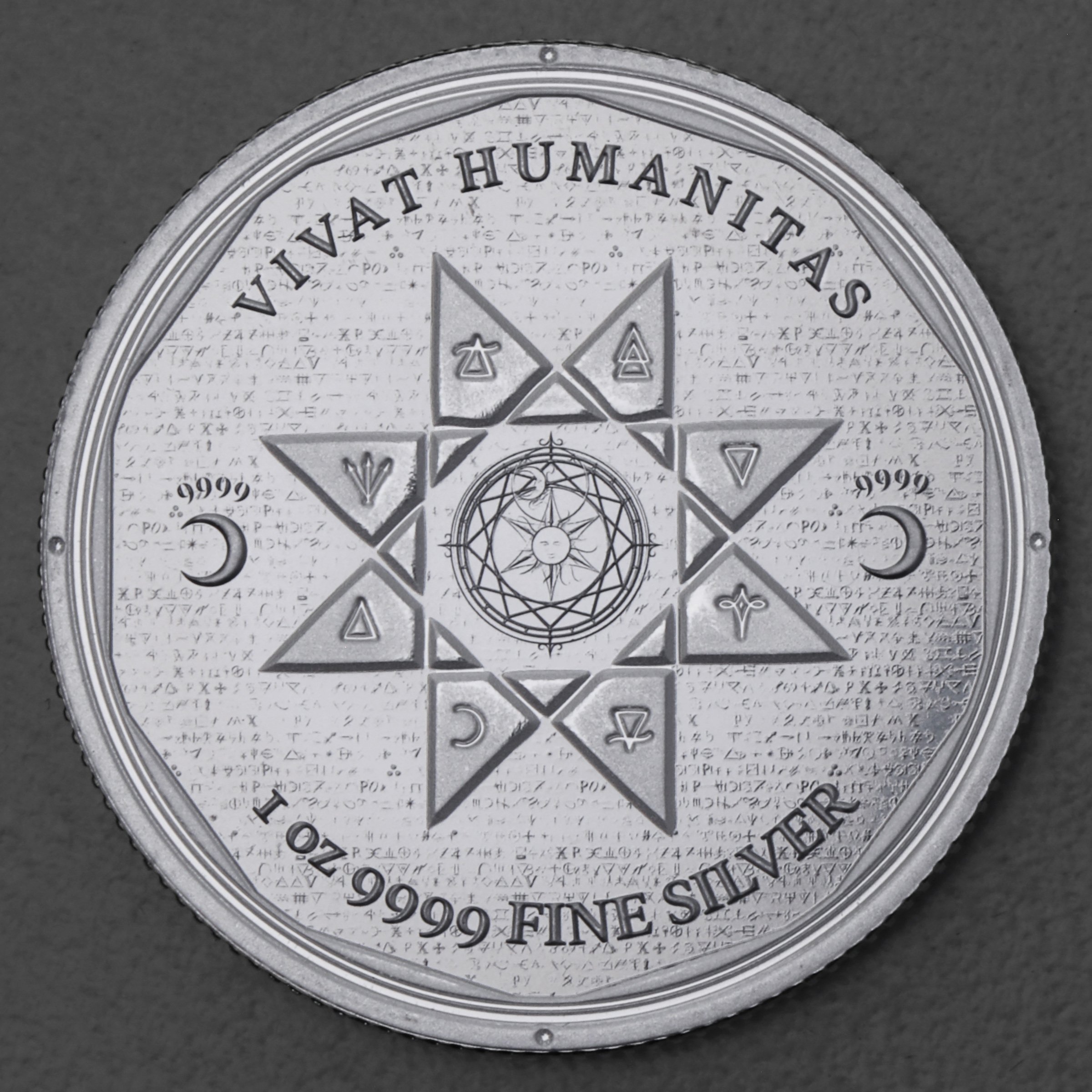Silbermünze 1oz "Vivat Humanitas" 2022 diff. (Tokelau) - Hauptansicht