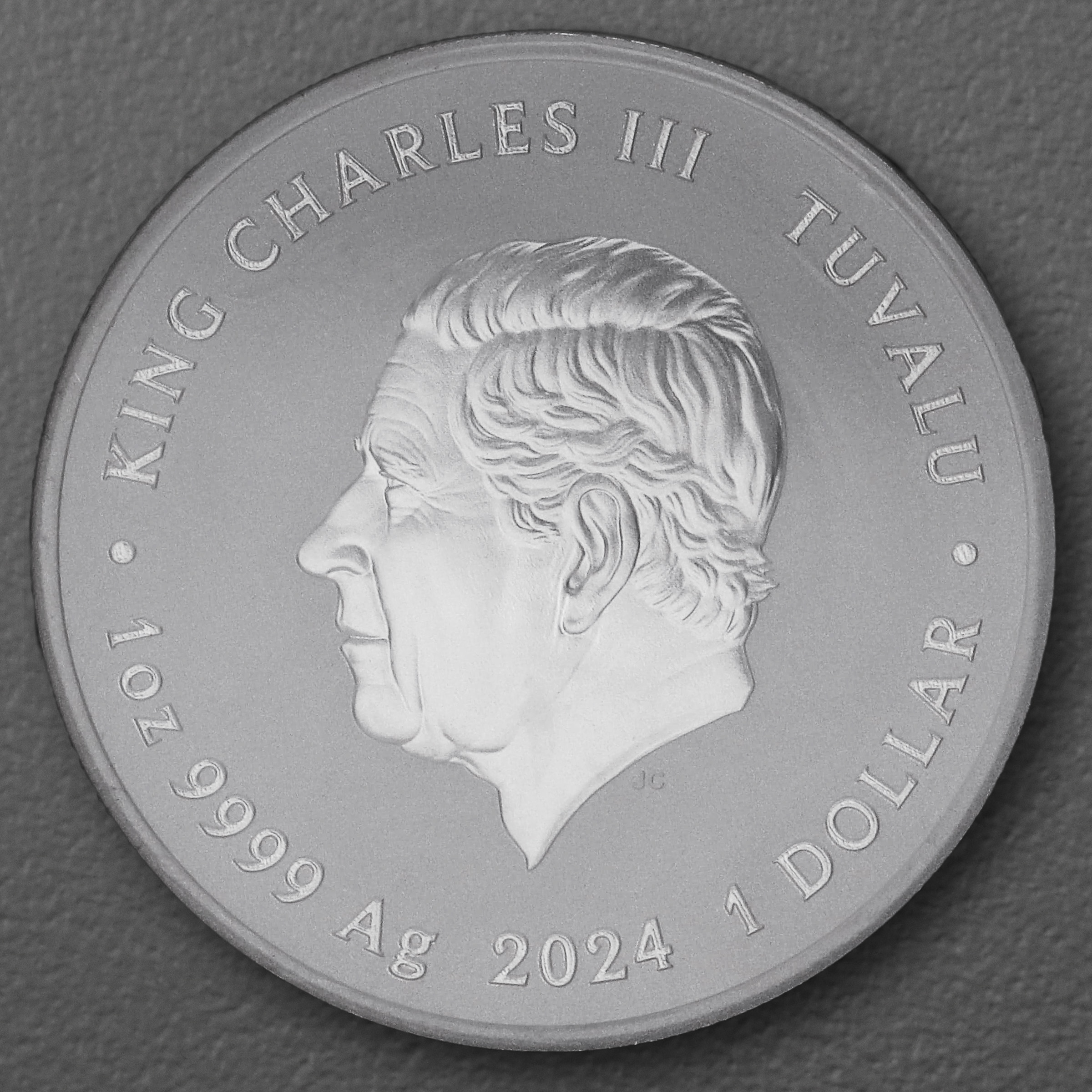 Silbermünze 1oz "Teenage Mutant Ninja Turtles™" 2024 (koloriert) 40th Anniversary (Tuvalu) - Detailansicht 1