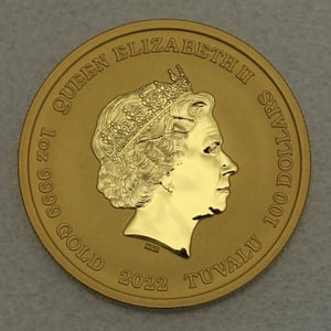 Goldmünze 1oz "Sol Lucet Omnibus" 2022 Ottifanten – Sunnyfant (Tuvalu) - Miniaturansicht 2
