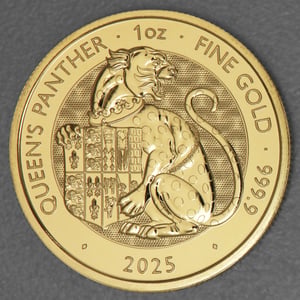 Goldmünze 1oz "Queen’s Panther" 2025 Royal Tudor Beasts (Großbritannien) - Hauptansicht