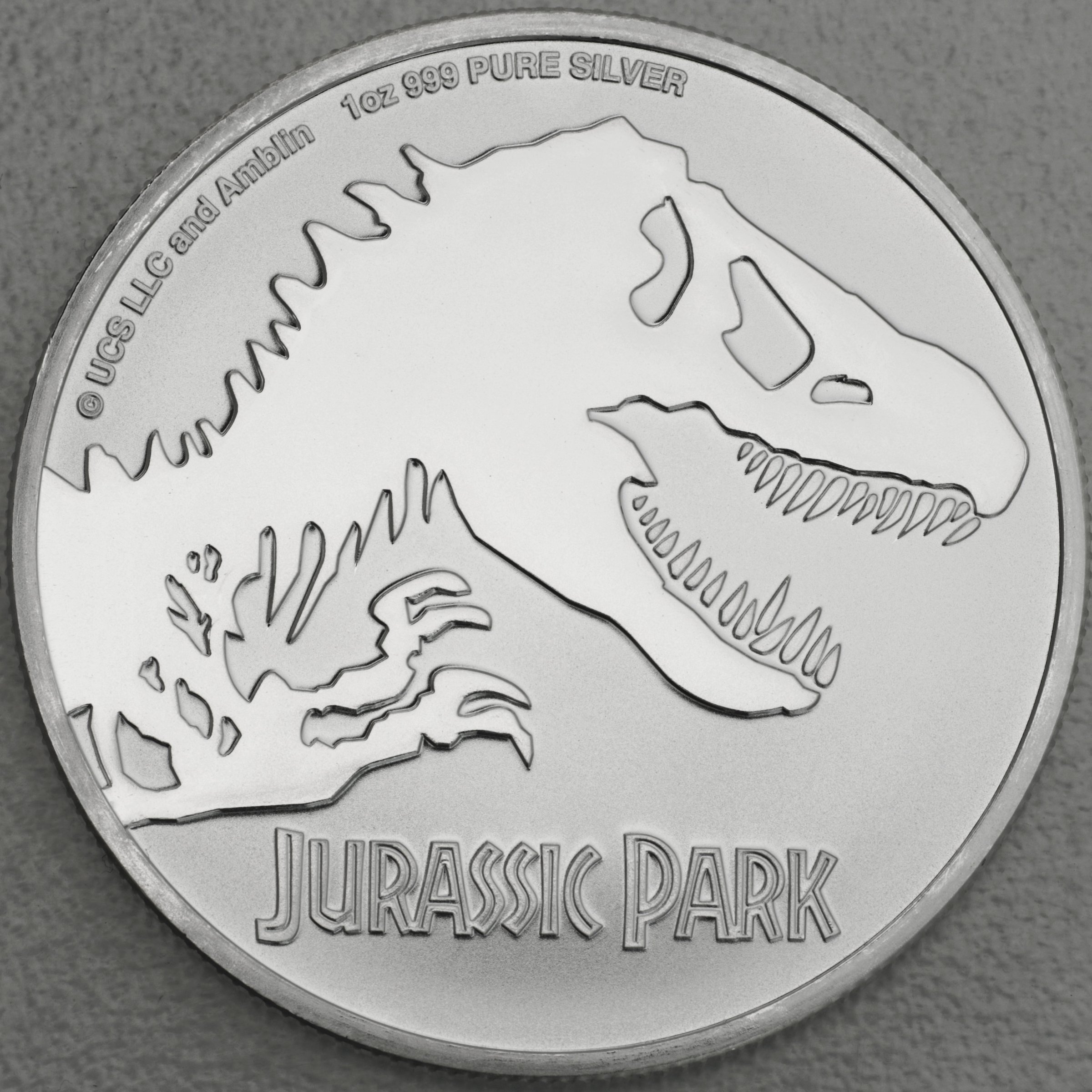 Silbermünze 1oz "Jurassic Park" 2020 (Niue) - Hauptansicht