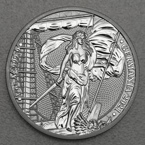 Silbermedaille 1oz "Germania" 2021 (Polen) - Hauptansicht