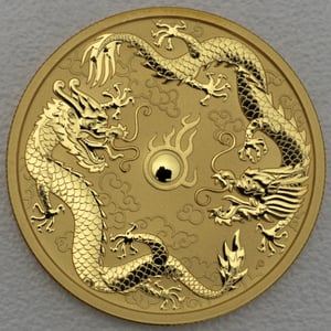 Goldmünze 1oz "Dragon+Dragon" 2020 Chinese Myths & Legends (Australien) - Hauptansicht