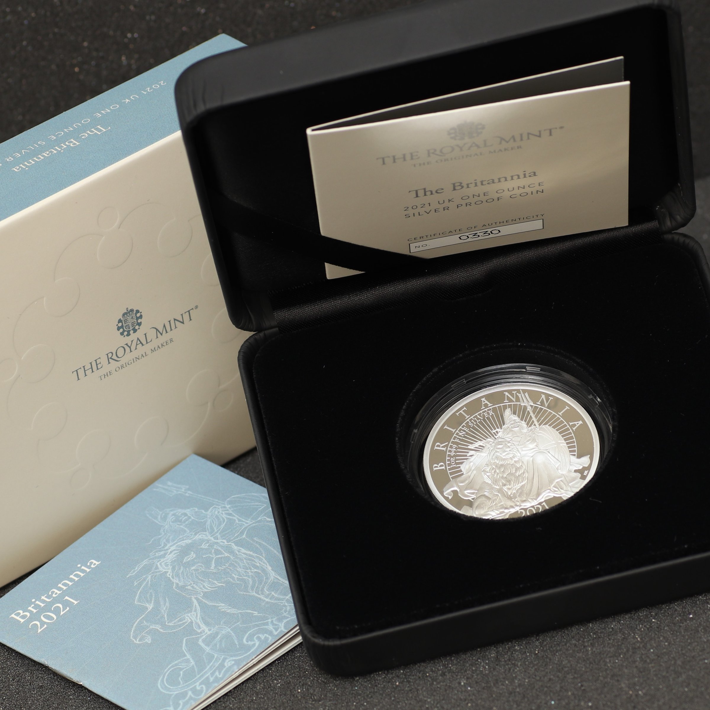 Silbermünze 1oz "Britannia" 2021 (PP) (Großbritannien) - Detailansicht 2