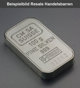 Silberbarren 100g (Resale) - Miniaturansicht 4