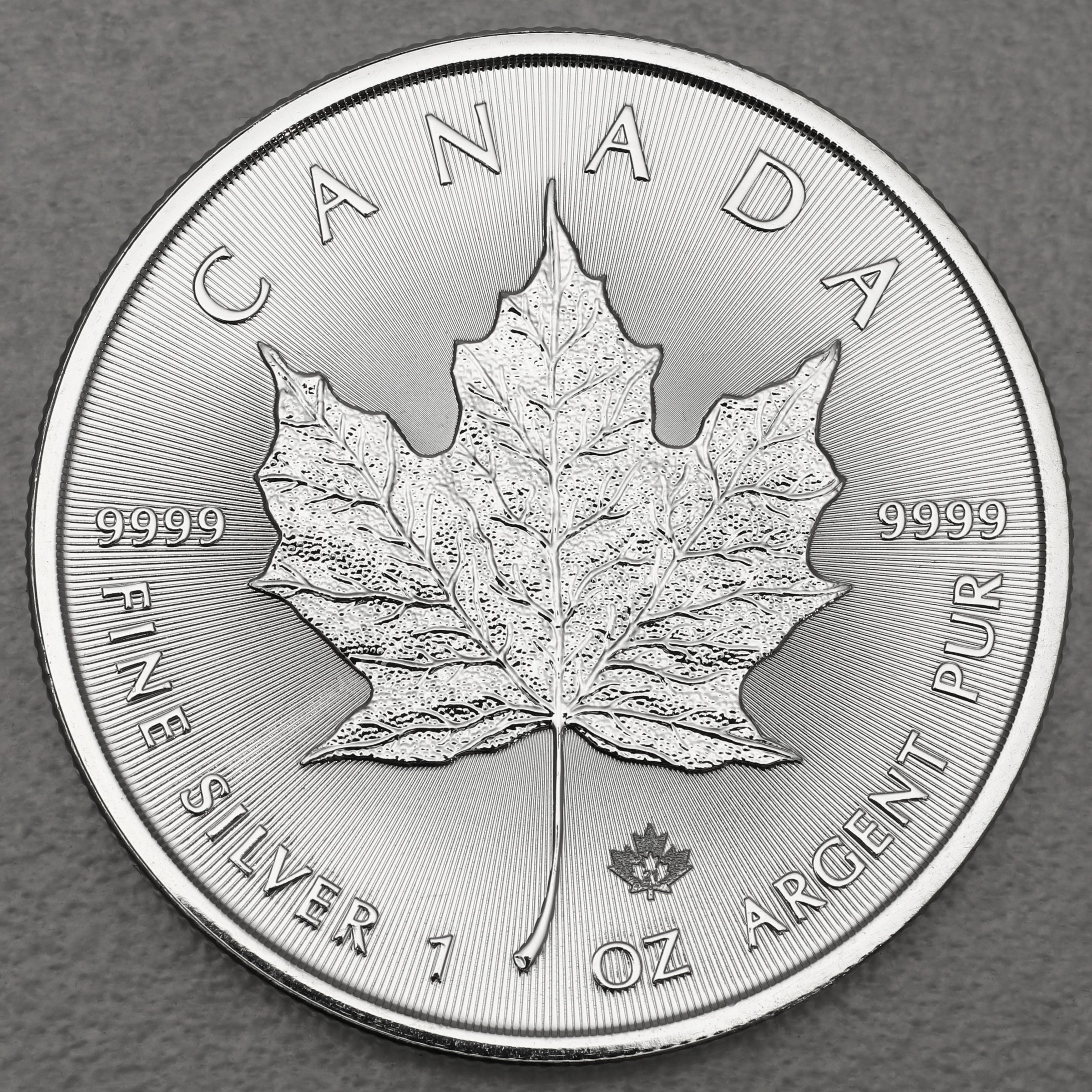 Silbermünze 25 x 1oz "Maple Leaf" verschiedene Jahrgänge Tube diff. (Kanada) - Detailansicht 3