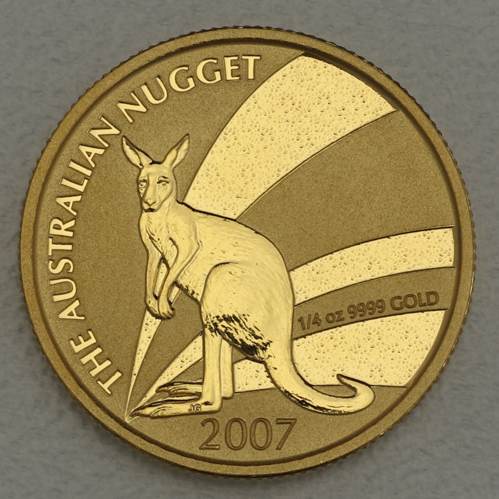 Goldmünze 1/4oz "Känguru" 2007 Australian Nugget (Australien) - Hauptansicht