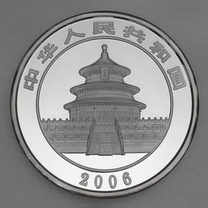 Silbermünze 1kg "Panda" 2006 (China) - Miniaturansicht 2