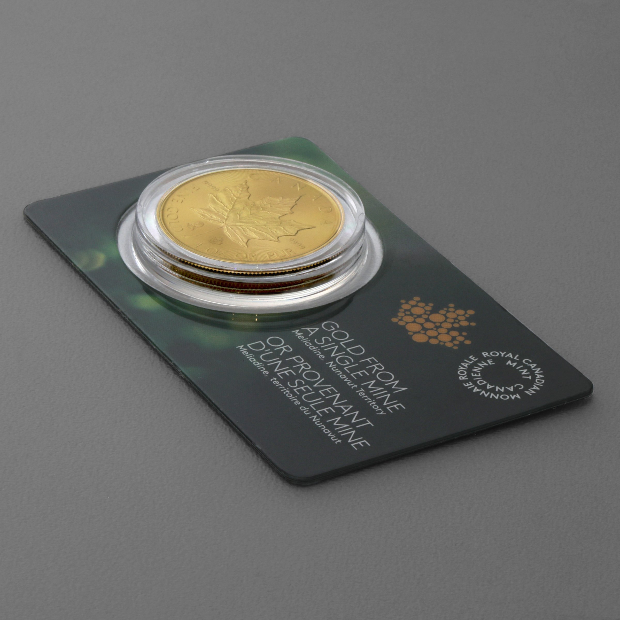 Goldmünze 1oz "Maple Leaf" 2022 Gold from a single mine – Meliadine (Kanada) - Detailansicht 4