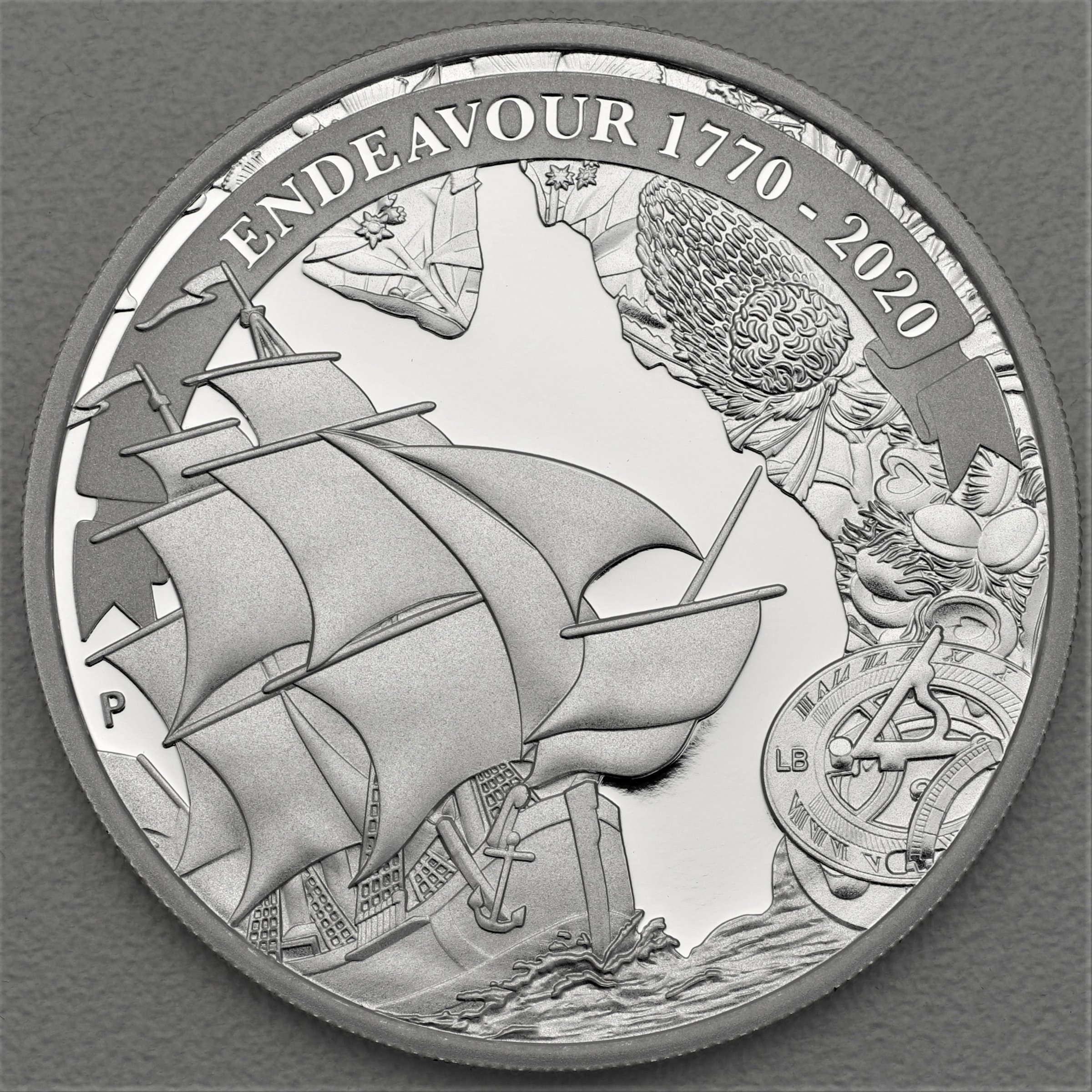 Silbermünze 1oz "Endeavour" 2020 (PP) Voyage of Discovery 1770-2020 (Australien) - Hauptansicht