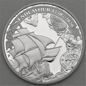 Silbermünze 1oz "Endeavour" 2020 (PP) Voyage of Discovery 1770-2020 (Australien) - Miniaturansicht 1