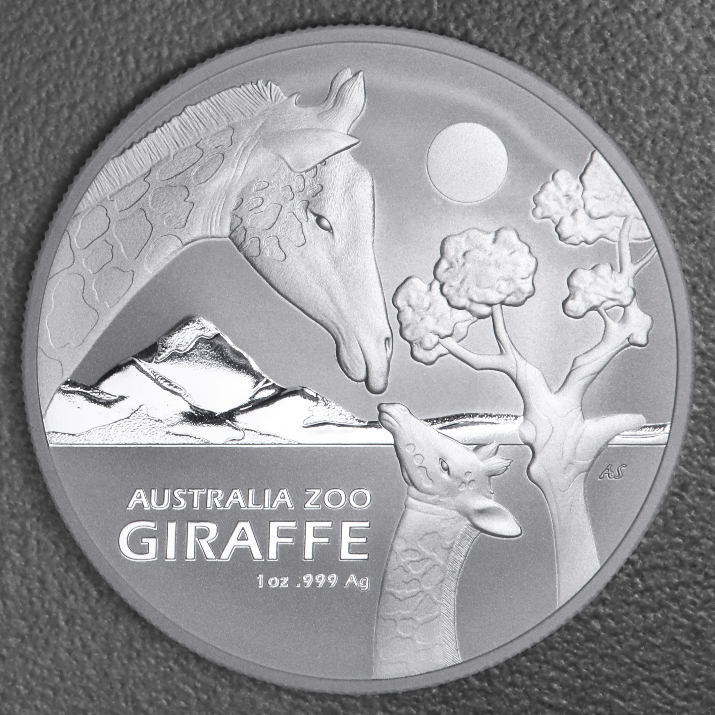 Silbermünze 1oz "Giraffe" 2024 (19%) Australia Zoo (Australien) - Hauptansicht