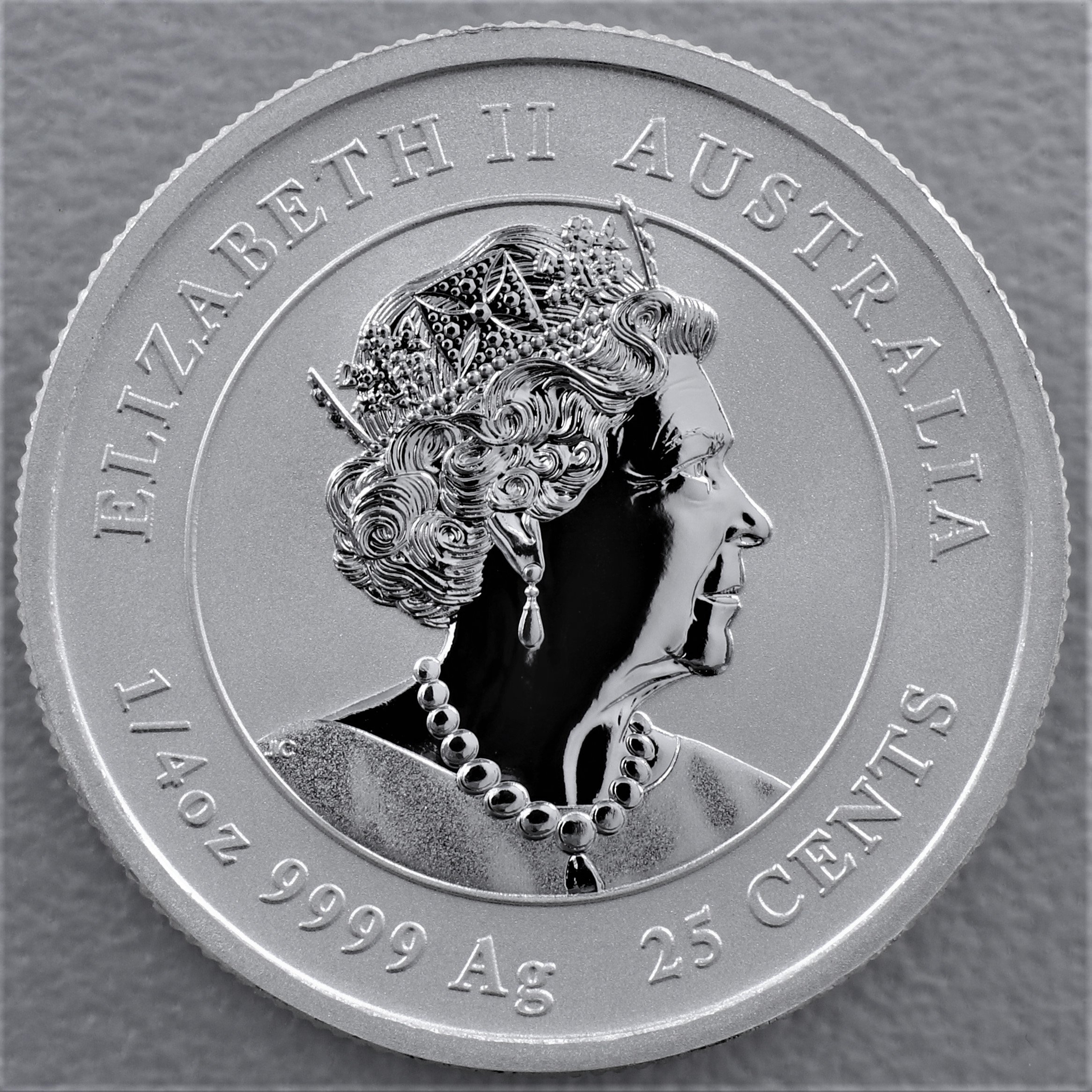 Silbermünze 1/4oz "Maus" 2020 (koloriert) Lunar III – Year of the Mouse (Australien) - Detailansicht 1