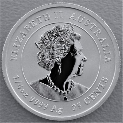 Silbermünze 1/4oz "Maus" 2020 (koloriert) Lunar III – Year of the Mouse (Australien) - Miniaturansicht 2