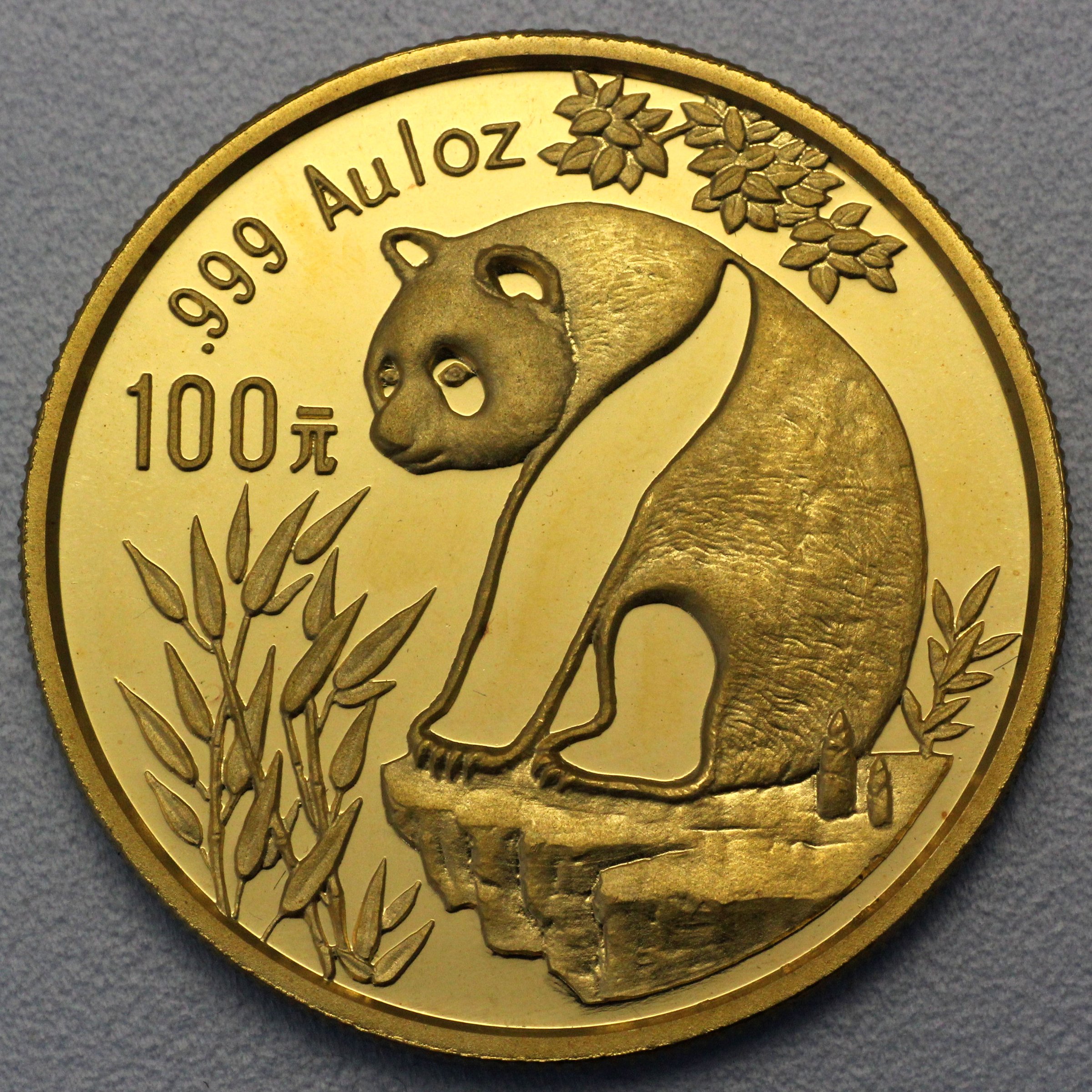 Goldmünze 1oz "Panda" 1993 (China) - Hauptansicht