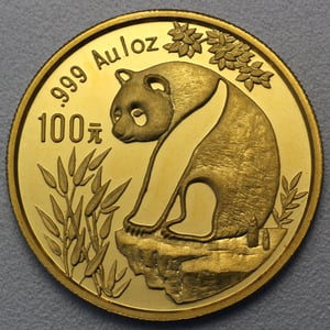Goldmünze 1oz "Panda" 1993 (China) - Hauptansicht
