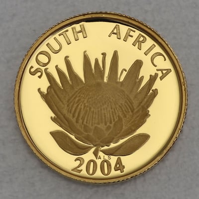 Goldmünze 1oz "Nelson Mandela" 2004 (PP) Protea (Südafrika) - Miniaturansicht 2
