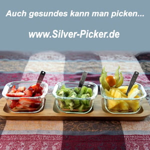 Gourmet-Gabel "Silver-Picker" 925er Ag, gravierbar - Miniaturansicht 3