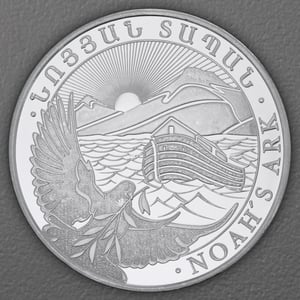 Silbermünze 20 x 1oz "Arche Noah" aktueller Jahrgang Tube (Armenien) - Miniaturansicht 2
