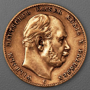 Goldmünze 10 Mark "Wilhelm I." 1873-C J.242 (Preußen) - Hauptansicht
