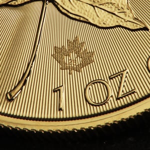 Goldmünze 1oz "Maple Leaf" aktueller Jahrgang (Kanada) - Miniaturansicht 5