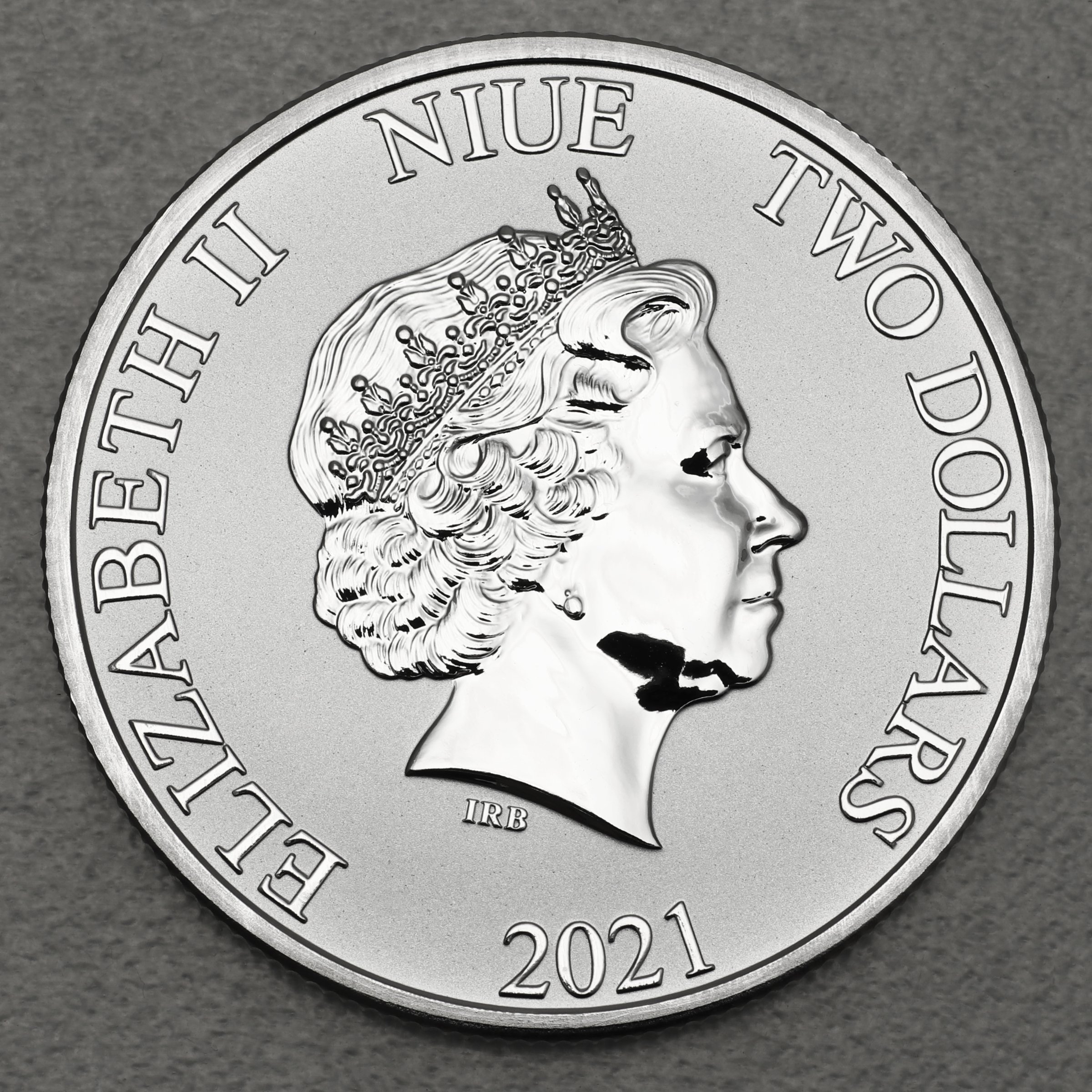 Silbermünze 1oz "Donald & Daisy" 2021 Disney (Niue) - Detailansicht 1
