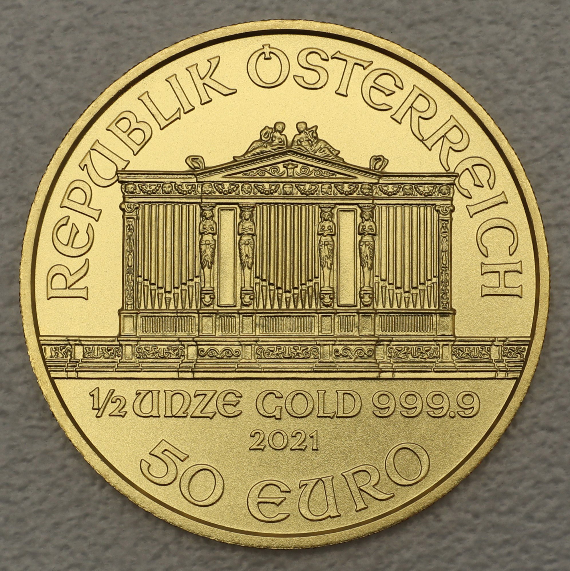 Goldmünze 1/2oz "Wiener Philharmoniker" verschiedene Jahrgänge (Österreich) - Detailansicht 1
