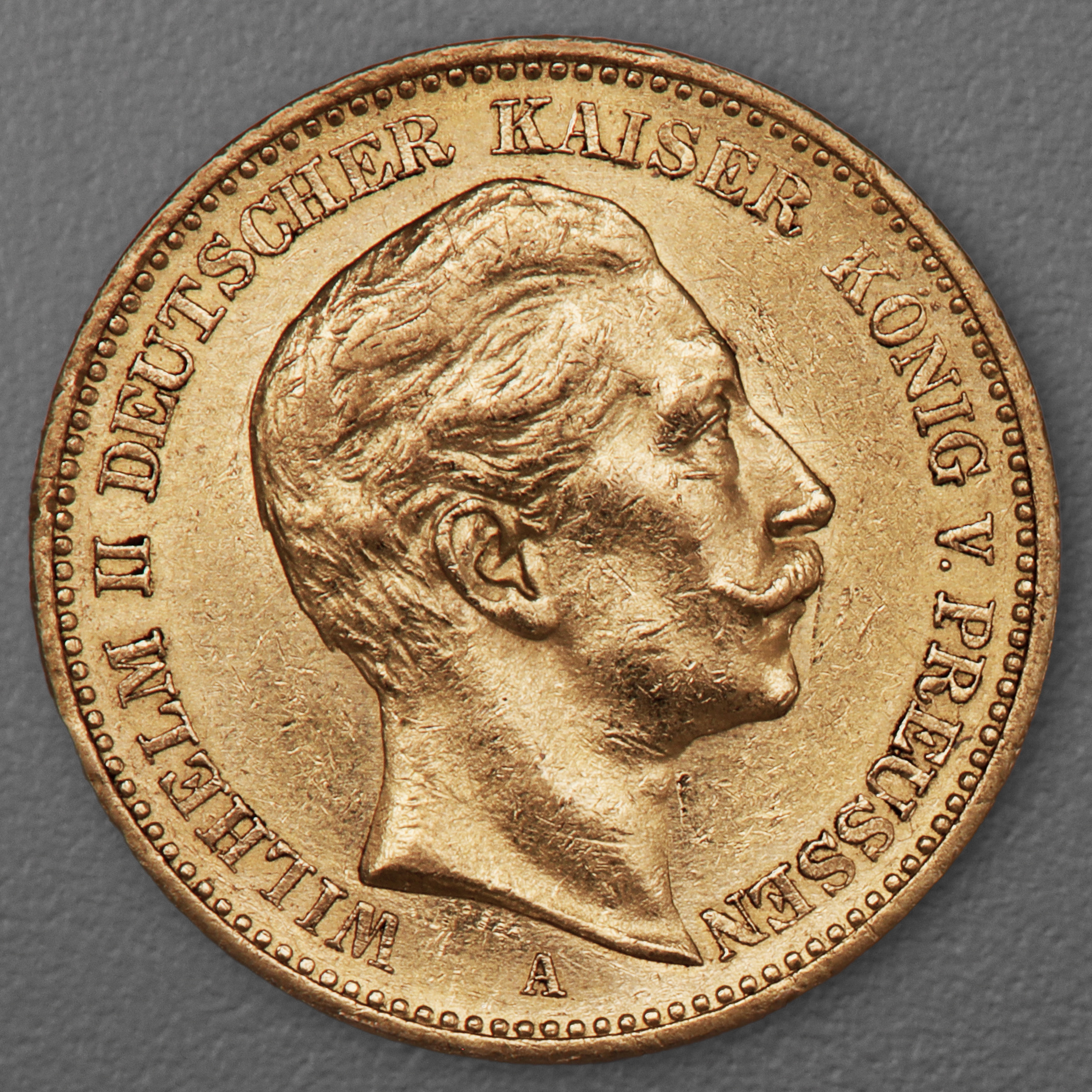 Goldmünze 20 Mark "Wilhelm II." 1894-A J.252 (Preußen) - Hauptansicht