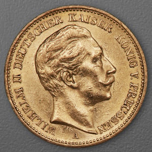 Goldmünze 20 Mark "Wilhelm II." 1894-A J.252 (Preußen) - Hauptansicht