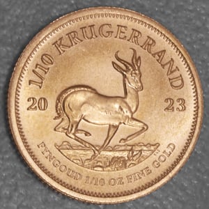 Goldmünze 1/10oz "Krügerrand" 2023 (Südafrika) - Hauptansicht