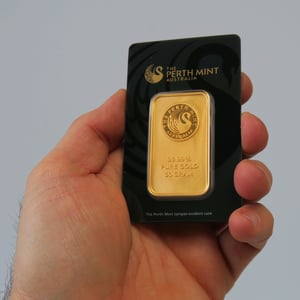 Goldbarren 50g THE PERTH MINT "Känguru" - Miniaturansicht 3