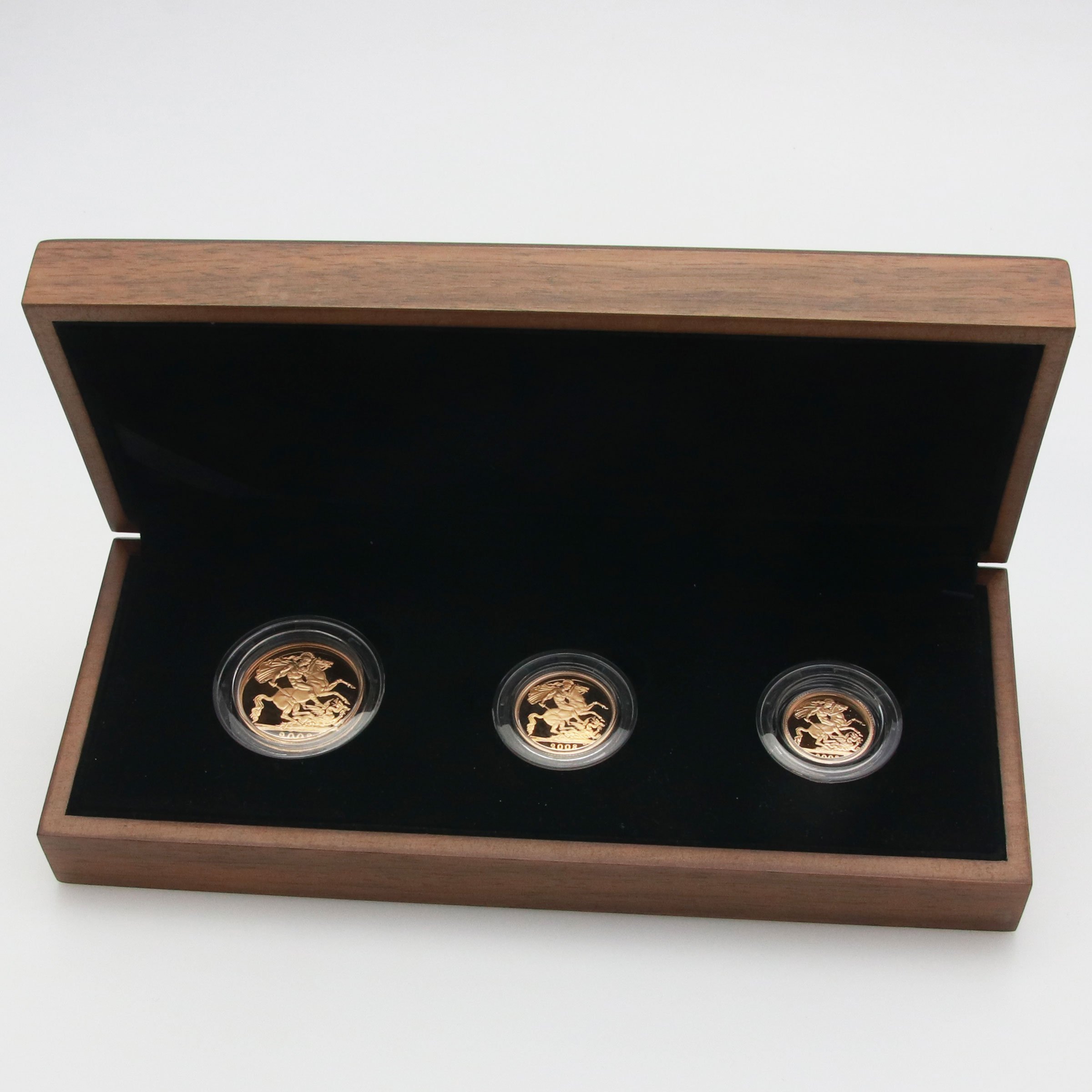 Goldmünzen "Gold Proof Sovereign" 2008 Set – 3-tlg. (Großbritannien) - Detailansicht 5