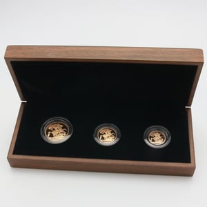 Goldmünzen "Gold Proof Sovereign" 2008 Set – 3-tlg. (Großbritannien) - Miniaturansicht 6
