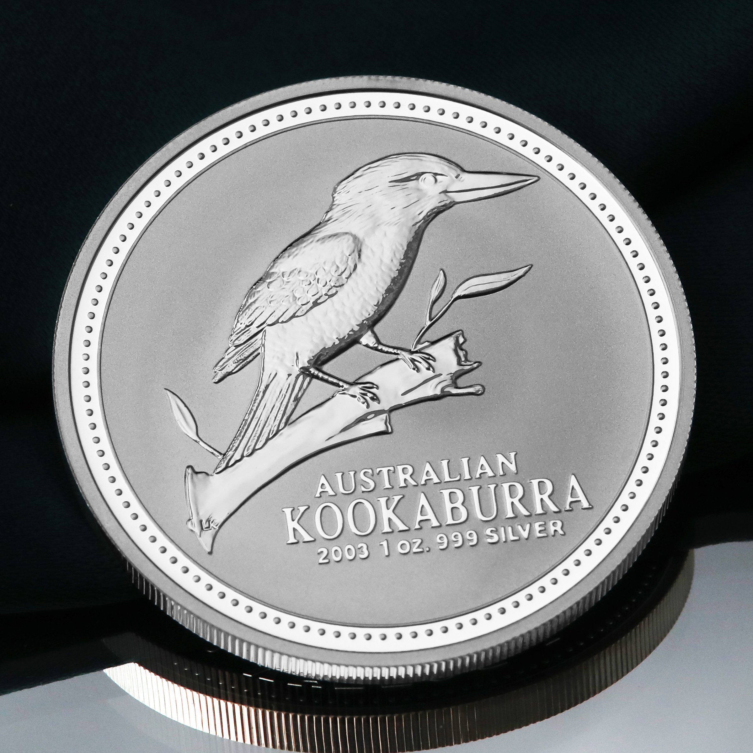 Silbermünze 1oz "Kookaburra" 2003 (Australien) - Detailansicht 4
