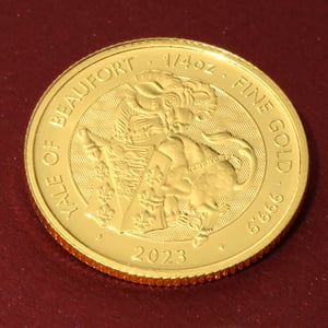 Goldmünze 1/4oz "The Yale of Beaufort" 2023 Royal Tudor Beasts (Großbritannien) - Miniaturansicht 5