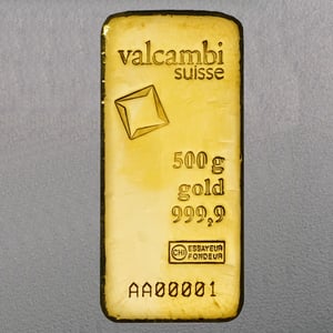 Goldbarren 500g VALCAMBI - "Resale" - Hauptansicht