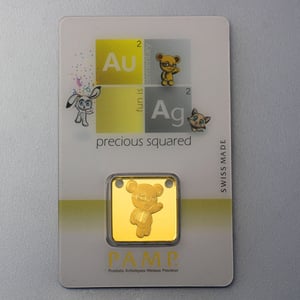 Gold-Schmuckbarren 10g "Bear/Bär" PAMP - Miniaturansicht 6