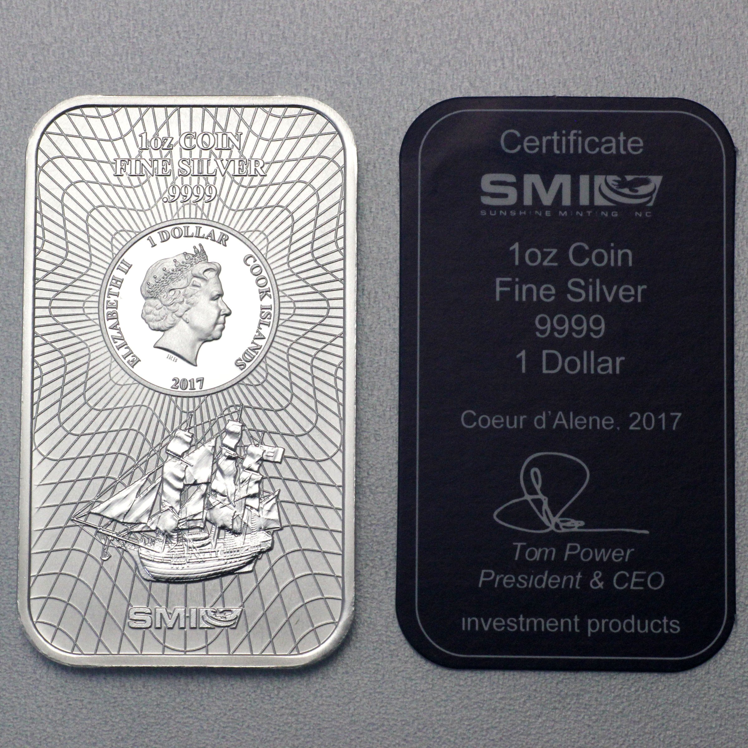 Münzbarren 1oz "Generation I" (Cook Islands) - Detailansicht 2