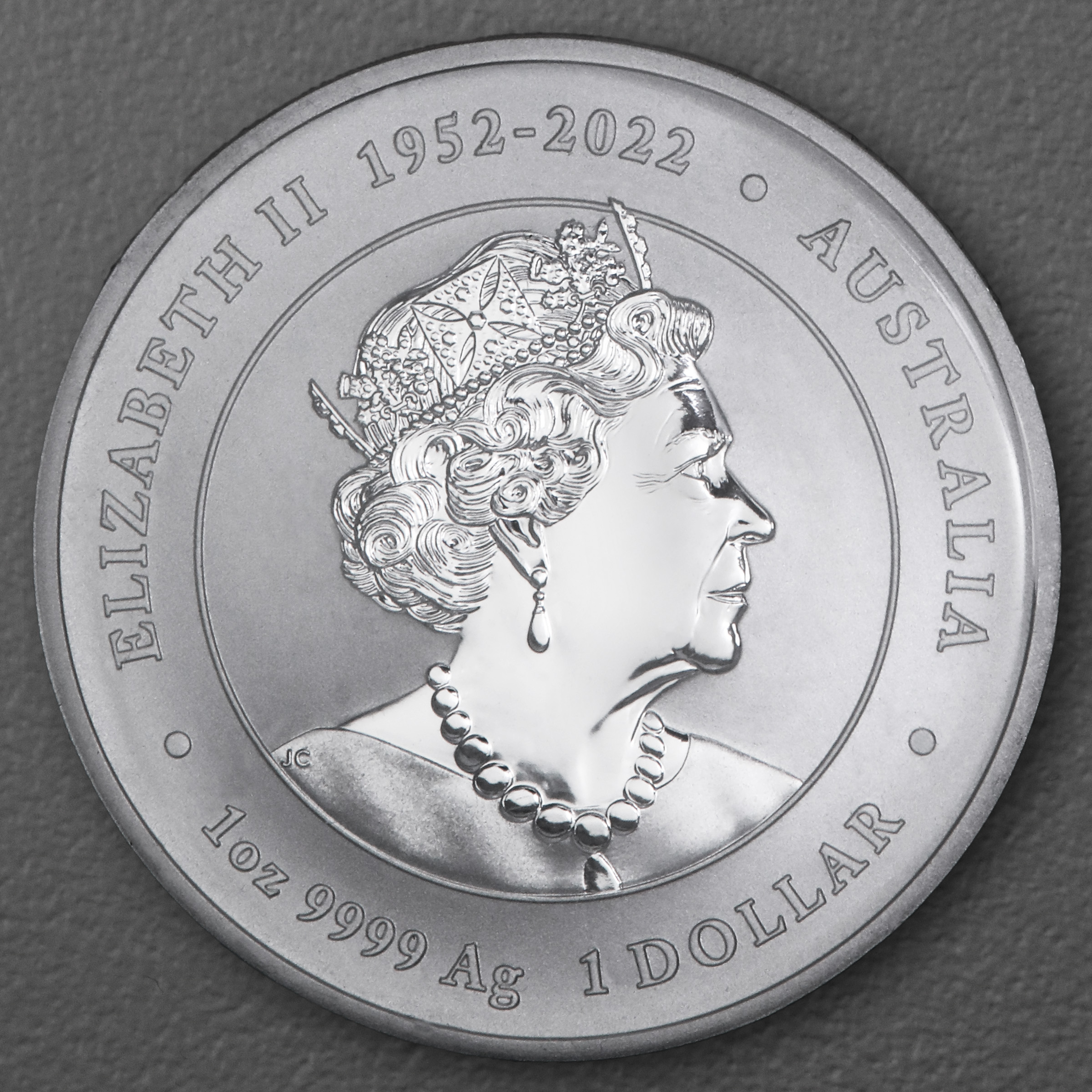 Silbermünze 1oz "Lila Drache" 2024 (koloriert) Lunar III – Year of the Dragon (Australien) - Detailansicht 1